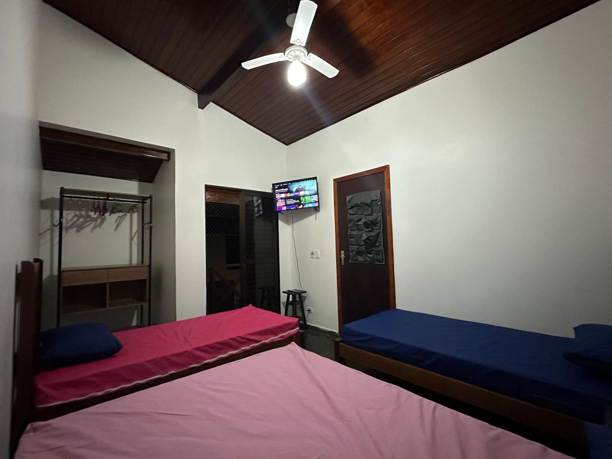 Triplex Piscina Churrasqueira Lava E Seca Wi-Fi E 2 Tvs Em Condominio Com 90M2 No Centro De Ubatuba Exteriör bild